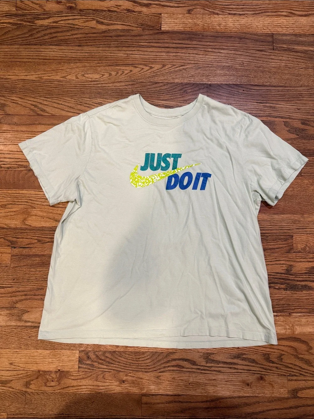 Nike Men's 'Just Do It' Graphic Tee In Light Mint